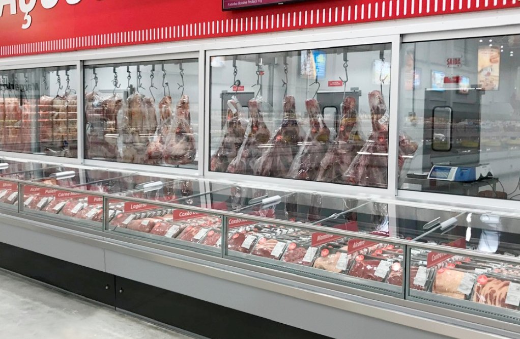 Refrigerated Display Case for a Butcher